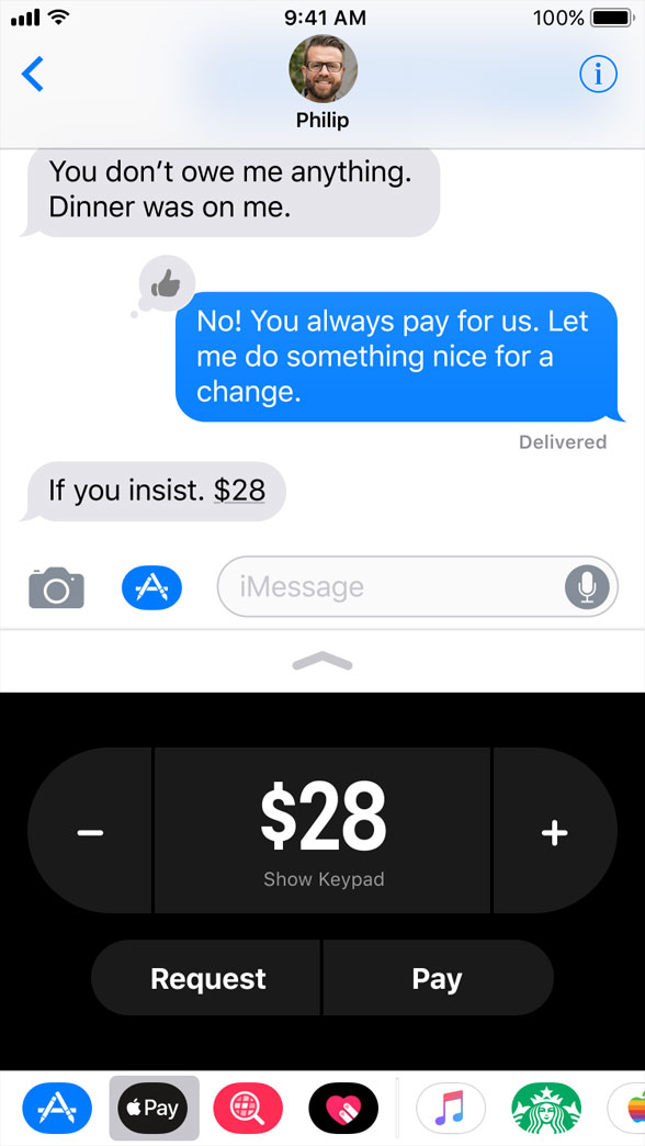 iOS 11 ile Apple Pay’e kişilerarası ödeme geliyor