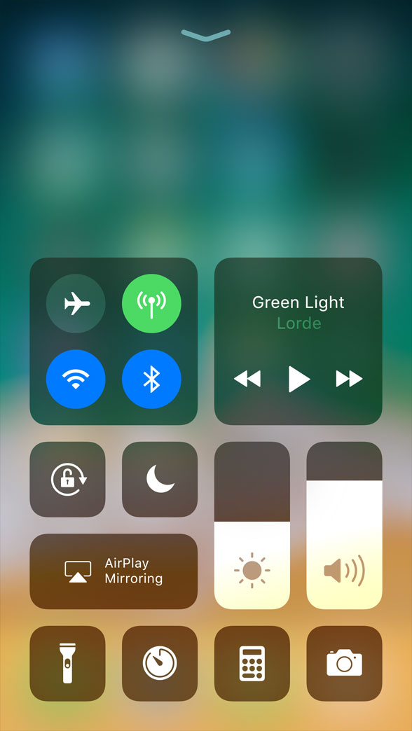 iOS 11 ile Denetim Merkezi kişiselleştirilebilir şekilde yeniden tasarlandı