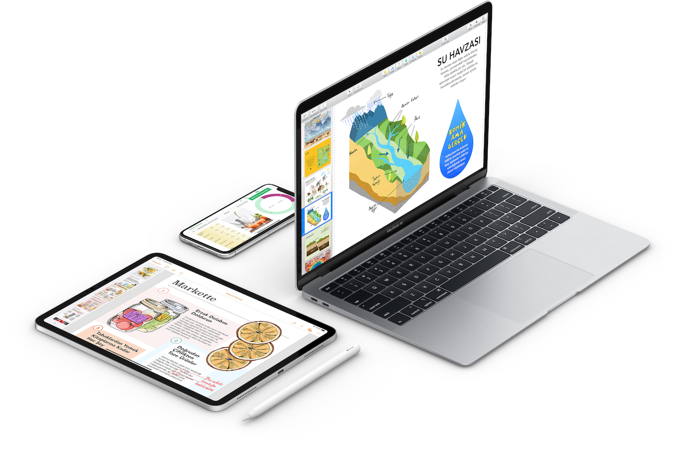 Pages, Numbers ve Keynote iOS 13 özellikleriyle güncellendi