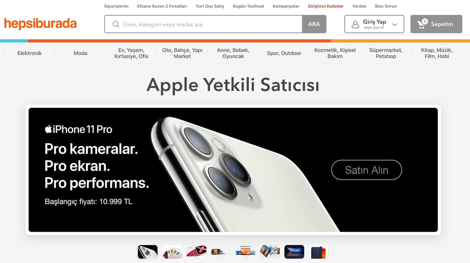 Hepsiburada Apple Yetkili Satıcısı oldu